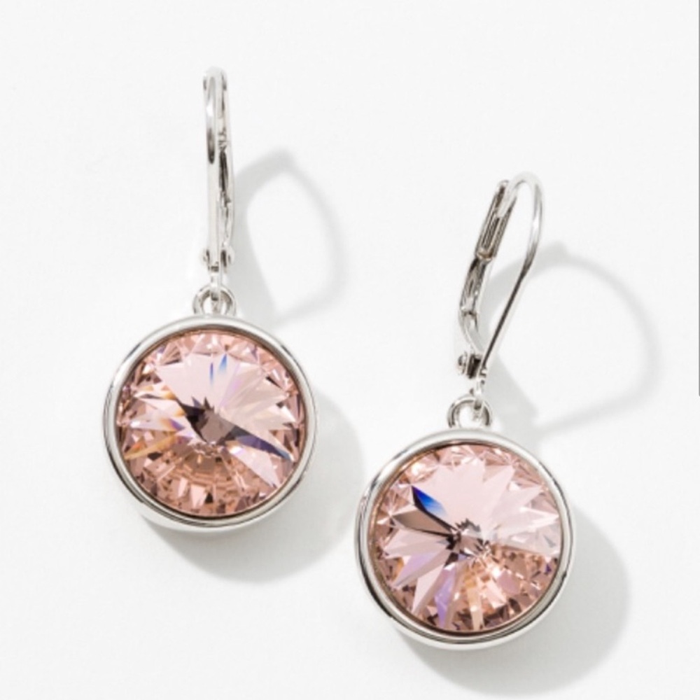 Touchstone Crystal By Swarovski Lulu Earrings, Vintage Rose